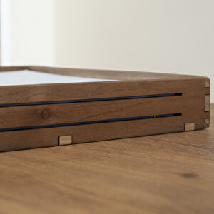 3line A4 Kağıt Tepsis Ceviz - 311mm X 227mm X 43mm - Woodsaka