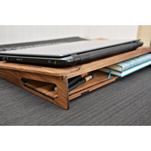 Walstand - Ahşap Laptop Standı - 15 Inch - 380mm X 294mm X 72mm - Woodsaka