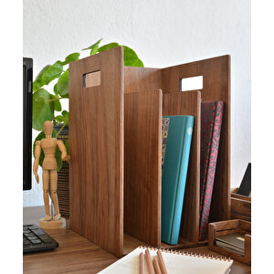 Reka Kitaplık & Dergilik - 222mm X 220mm X331mm - Woodsaka