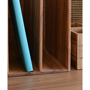 Reka Kitaplık & Dergilik - 222mm X 220mm X331mm - Woodsaka