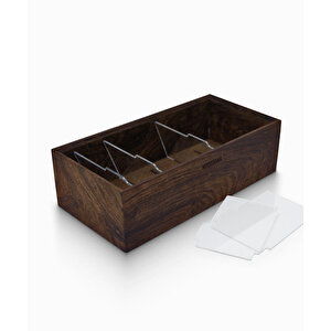 Gobi - Büyük Kartvizit Organizer - 208mm X 104mm X 60mm - Woodsaka