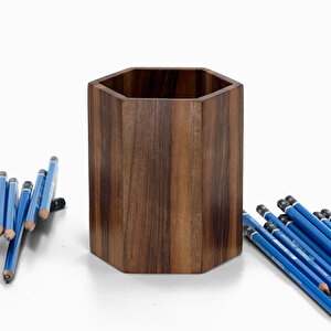 Arucona Ceviz Kalemlik - 98mm X 35mm - Woodsaka