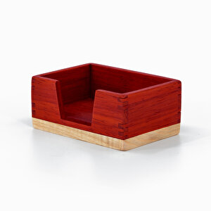 Kartvizitlik - Paduk Ve Akça Ağaçlarından - 100mm X 60mm X 45mm - Woodsaka