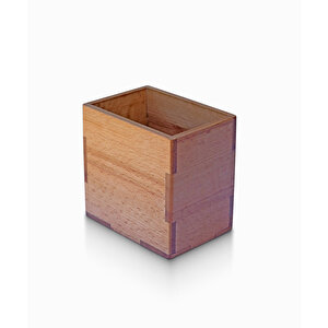 Kayın Kalem Kutusu - 92mmx 65mm X 90mm - Woodsaka