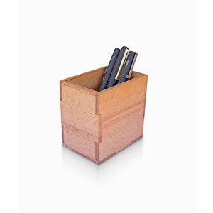 Kayın Kalem Kutusu - 92mmx 65mm X 90mm - Woodsaka