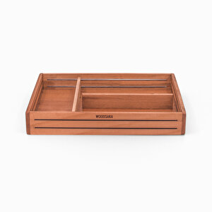 3line Sade Organizer & Aksesuar Kutusu - Kiraz Ağacından