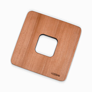 Demlik Ve Tencere Altlığı - Ceviz Ve Gürgen - 150mm X 150mm X 12mm - Woodsaka