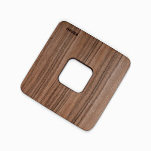 Demlik Ve Tencere Altlığı - Ceviz Ve Gürgen - 150mm X 150mm X 12mm - Woodsaka
