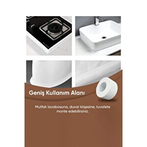 Su Geçirmez Kendinden Yapışkanlı Lavabo Duvar Küvet Sticker Bant Mit1132
