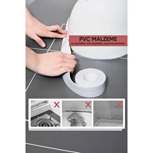 Su Geçirmez Kendinden Yapışkanlı Lavabo Duvar Küvet Sticker Bant Mit1132