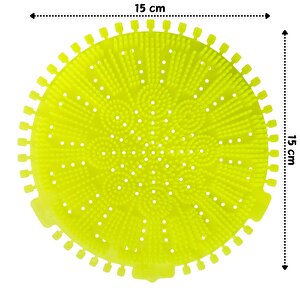 Mulpex Limon Kokulu Pisuvar Süzgeci - 2 Adet - Pisuvar, Küvet Ve Lavabolar İçin 15x15 Cm