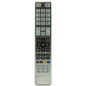 Toshi̇ba Ct-8035 Uyumlu Lcd Led Televizyon Kumandası Gri