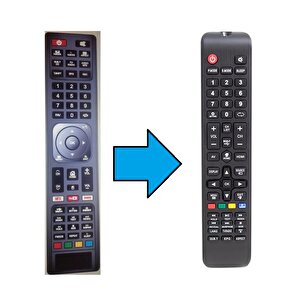 Skytech Android Led Tv Kumanda-resimde Sağdaki Gönderilir