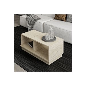 Concept Orta Sehpa Traverten Bej