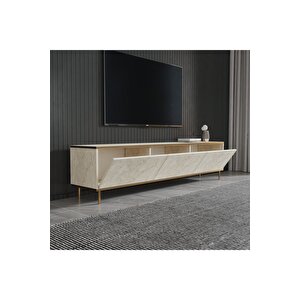 İmaj Tv Ünitesi, Tv Sehpası Traverten/gold, Ev-ofis
