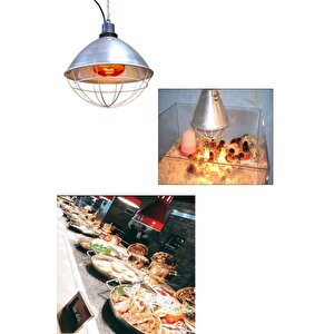 Ledvance 250w İnfrared Ampul Kümes Isıtıcı Lamba Şeffaf