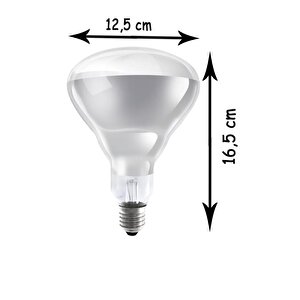 Ledvance 250w İnfrared Ampul Kümes Isıtıcı Lamba Şeffaf