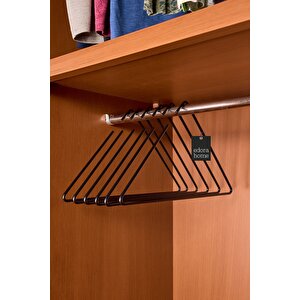 Siyah Üçgen Tişört, Elbise, Gömlek, Mayo Askısı, Şık Tasarım Mağaza Store Askısı - Metal Paslanmaz
