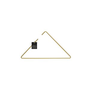 Gold 5'li Üçgen Tişört, Elbise, Gömlek, Mayo Askısı, Tasarım Mağaza Store Askısı - Metal Paslanmaz