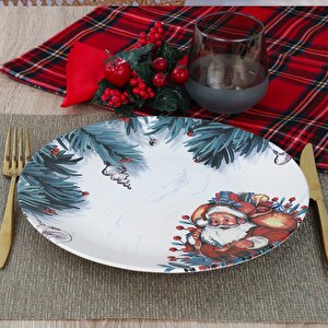 Tonton Noel Baba Servis Tabağı 26 Cm 1 Adet 17955