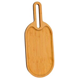 Dayanıklı Oval Bambu Sunumluk Küçük Boy (s)