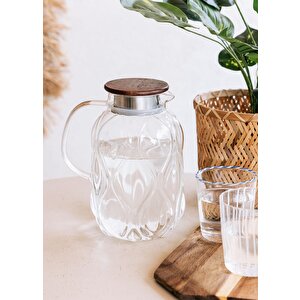 Wooden Cam Sürahi 2000 Cc Sse0031