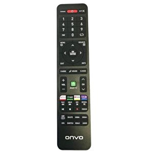 Onvo 50 Ov 6000u İle Uyumlu Android Led Smart Kumanda
