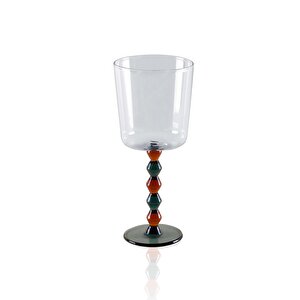 Bead Şarap Kadehi Amber 300 Ml