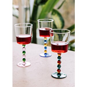 Bead Şarap Kadehi Amber 300 Ml