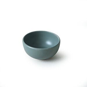 Mat Yeşil Bulut Mini Çerezlik / Sosluk 8 Cm 6 Adet 322