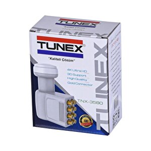 Tunex 8 Daire Çıkışlı Uydu Yayını Lnb Sekizli Elembi-full Hd 4k Uyumlu