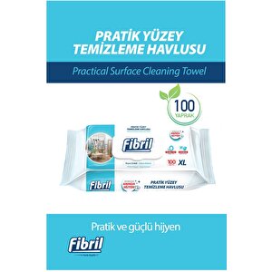 Pratik Yüzey Temizlik Havlusu Beyaz Sirkeli Sabun Kokulu 12 X 100 (toplam 1200 Yaprak)