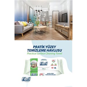 Pratik Yüzey Temizlik Havlusu Temizlik Çam Kokulu 12 X 100 (toplam 1200 Yaprak)