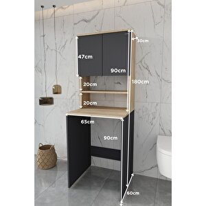 Çamaşır Makinesi Dolabı Lefkas