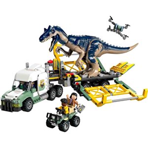 76966 Jurassic World Dinozor Görevleri: Allosaurus Taşıma Kamyonu 76966 588 Parça