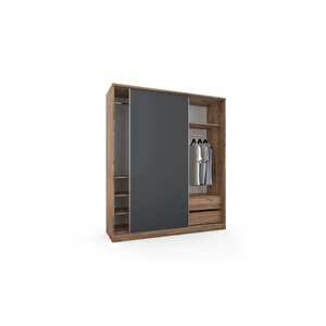 Vega Raydolap (180x210), Atlas Çam - Antrasit Çam Antrasit