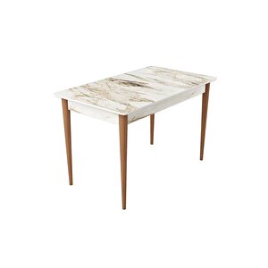 Lois Serisi 72x112 Mdf Pinotex Ayaklı Kaliteli Sabit Yemek Masası