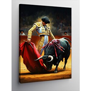 Kanvas Tablo Boğa Güreşçisi 50x70 cm