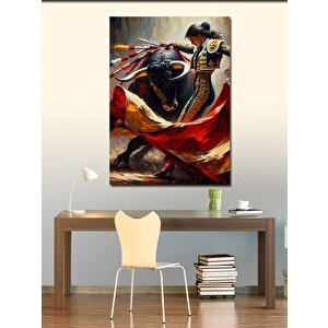 Kanvas Tablo Matador Ve Boğa 50x70 cm