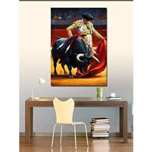 Kanvas Tablo Matador Ve Boğa 70x100 cm