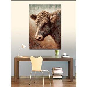 Kanvas Tablo Kızgın Boğa 50x70 cm