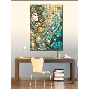 Kanvas Tablo Soyut Kadın Ve Desenler 100x140 cm