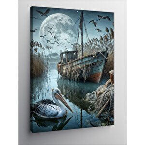 Kanvas Tablo Batık Gemi 70x100 cm