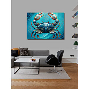 Kanvas Tablo Yengeç Burcu 100x140 cm