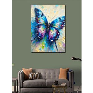 Kanvas Tablo Parlak Kelebek 50x70 cm