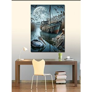 Kanvas Tablo Batık Gemi 50x70 cm