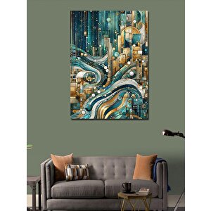 Kanvas Tablo Soyut Desenler 100x140 cm