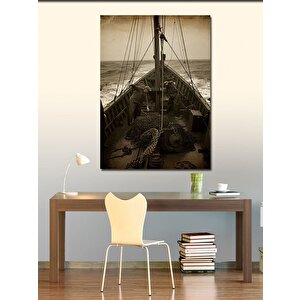 Kanvas Tablo Tarihi Gemi 100x140 cm