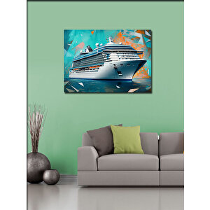 Kanvas Tablo Modern Yolcu Gemisi 70x100 cm