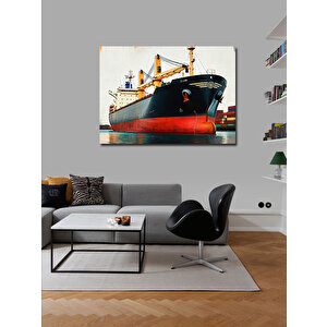 Kanvas Tablo Yük Gemisi Yanaşma 70x100 cm